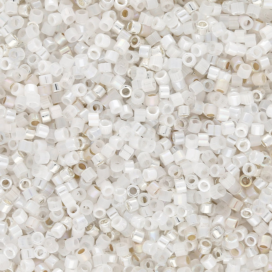 Delica 11/0 - DB-MIX9039 - Mix Bridal White - PerlineBeads