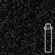 Delica 11/0 - DB010 - Black - PerlineBeads