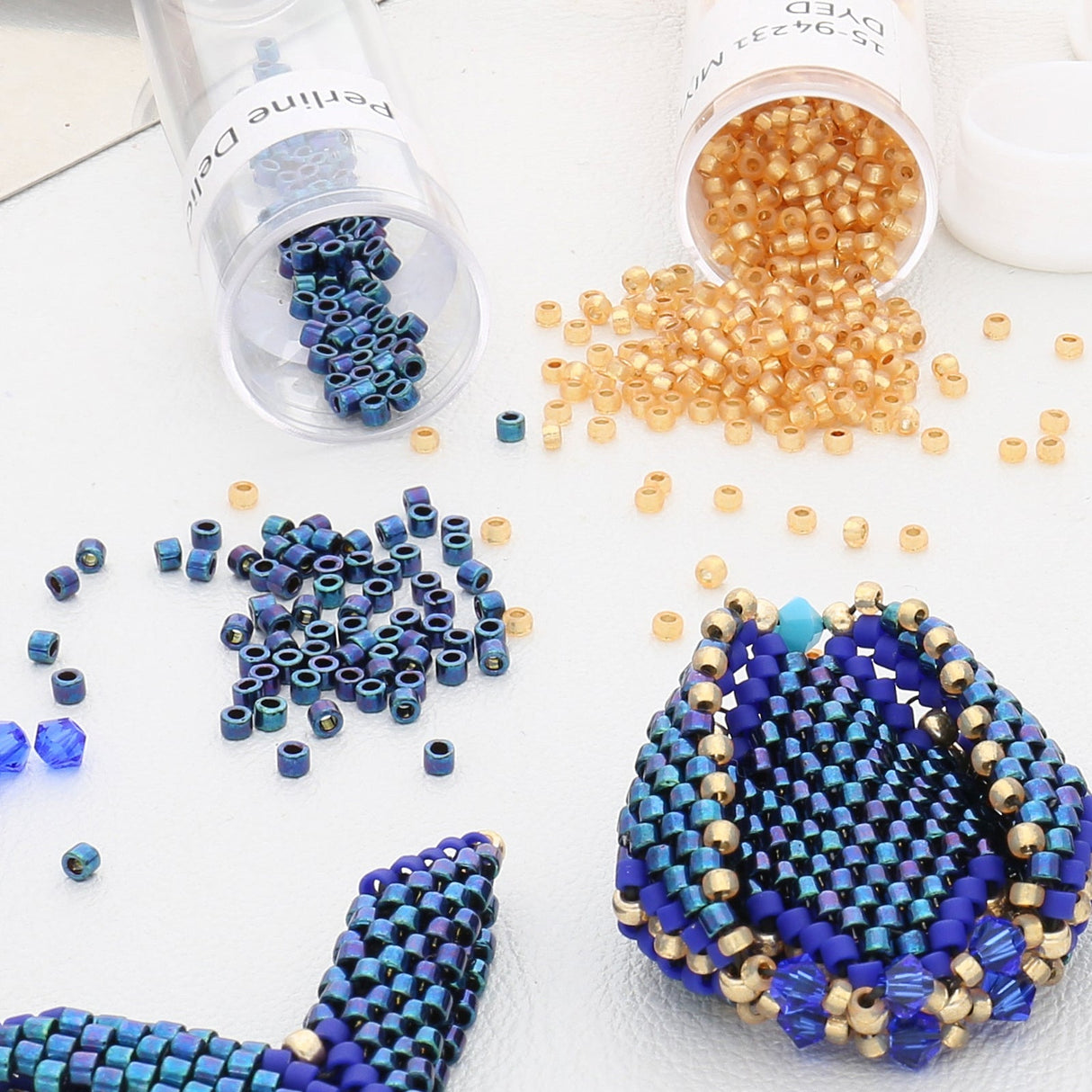 Delica 11/0 - DB1005 - Metallic Purple Gold Iris - PerlineBeads