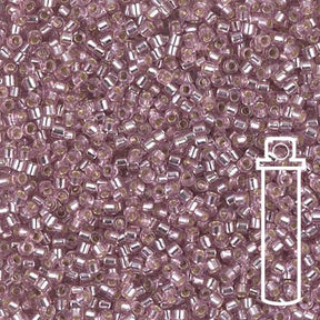 Delica 11/0 - DB1434 - Silver Lined Pale Rose - PerlineBeads