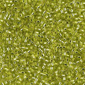 Delica 11/0 - DB147 - Silver Lined Chartreuse - PerlineBeads