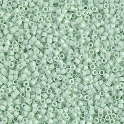 Delica 11/0 - DB1496 - Opaque Light Mint - PerlineBeads