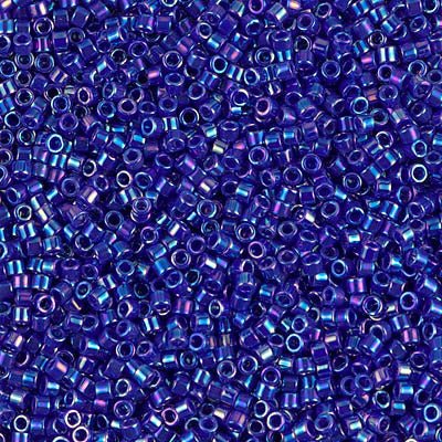 Delica 11/0 - DB165 - Opaque Cobalt Blue AB - PerlineBeads