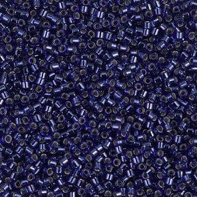 Delica 11/0 - DB183 - Silver Lined Montana - PerlineBeads