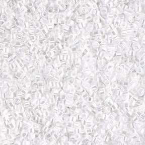 Delica 11/0 - DB201 - White Pearl - PerlineBeads