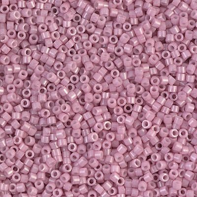 Delica 11/0 - DB210 - Opaque Old Rose Luster - PerlineBeads