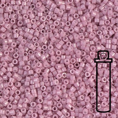 Delica 11/0 - DB210 - Opaque Old Rose Luster - PerlineBeads
