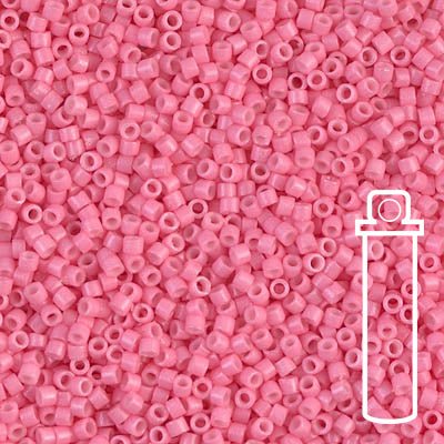 Delica 11/0 - DB2117 - Duracoat Opaque Carnation - PerlineBeads