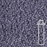 Delica 11/0 - DB2292 - Frost Opaque Glaze Grape - PerlineBeads