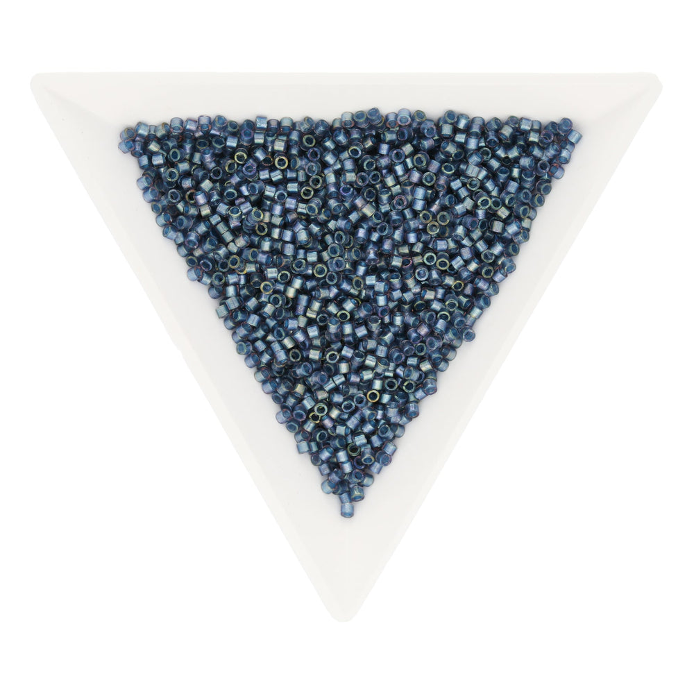 Delica 11/0 – DB2387 – Fancy Lined Anchor Gray - PerlineBeads