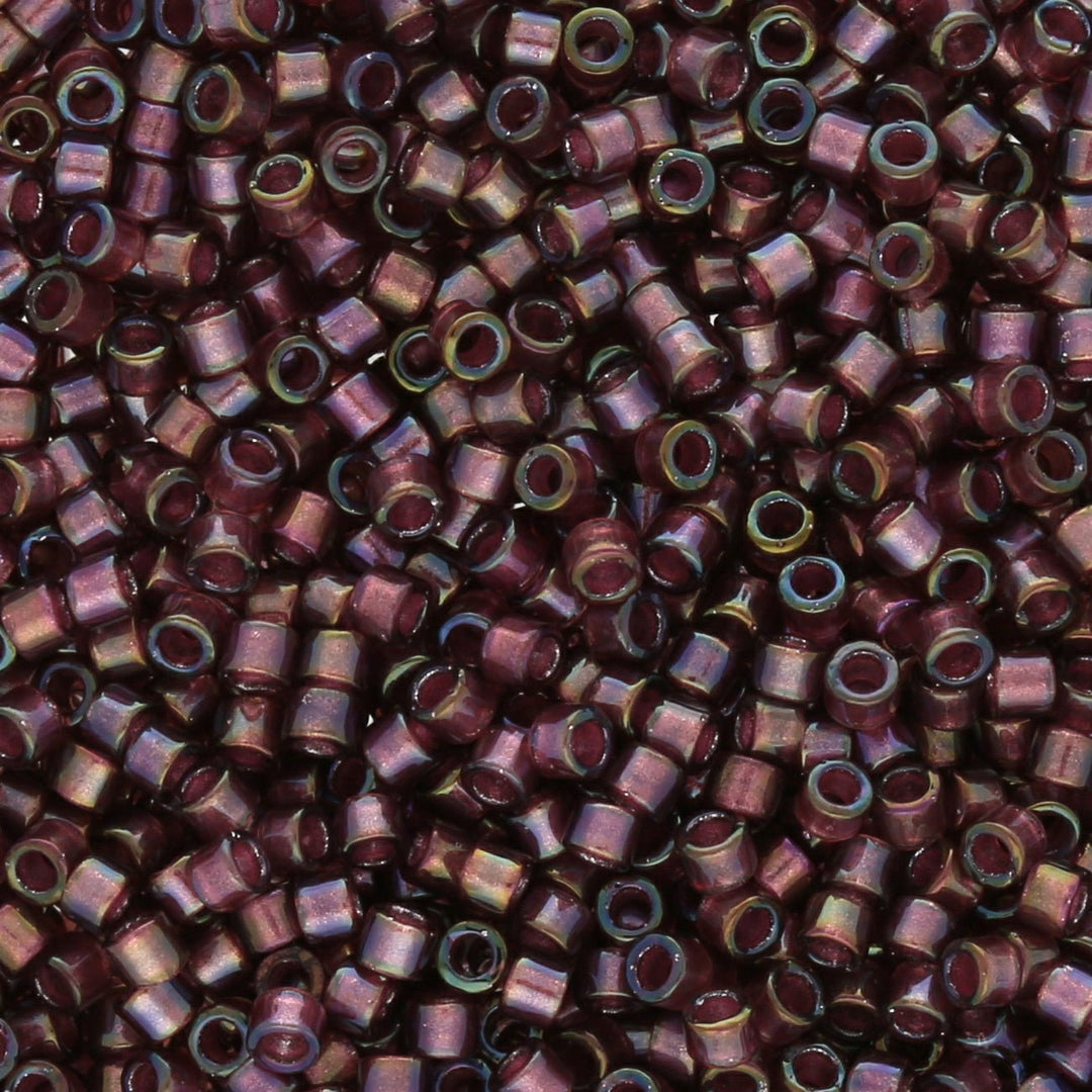 Delica 11/0 – DB2390 – Fancy Lined Old Rose - PerlineBeads