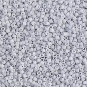 Delica 11/0 - DB357 - Matte Light Grey - PerlineBeads