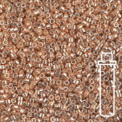 Delica 11/0 - DB411 - Galvanized Gold Dyed - PerlineBeads