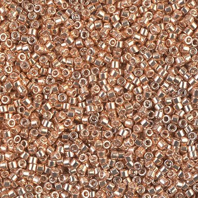 Delica 11/0 - DB411 - Galvanized Gold Dyed - PerlineBeads
