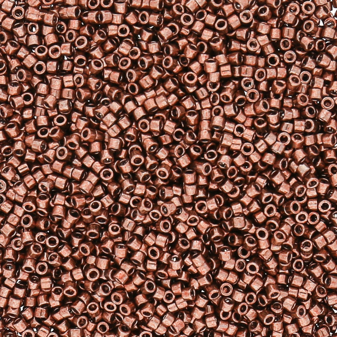 Delica 11/0 - DB460 - Galvanized Rose Gold Dyed - PerlineBeads
