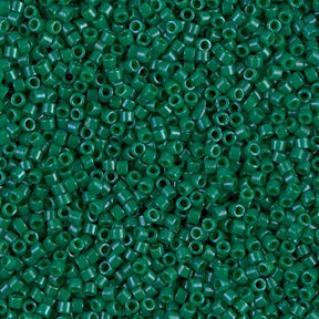 Delica 11/0 - DB656 - Dyed Opaque Jade Green - PerlineBeads