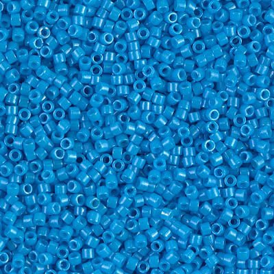 Delica 11/0 - DB659 - Dyed Opaque Capri Blue - PerlineBeads