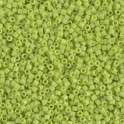 Delica 11/0 - DB733 - Opaque Chartreuse - PerlineBeads