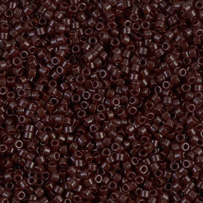 Delica 11/0 - DB734 - Opaque Chocolate Brown - PerlineBeads