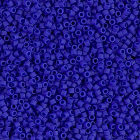 Delica 11/0 - DB756 - Matte Opaque Royal Blue - PerlineBeads