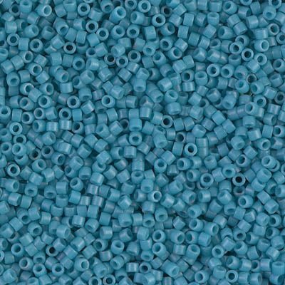 Delica 11/0 - DB798 - Dyed Matte Opaque Capri - PerlineBeads