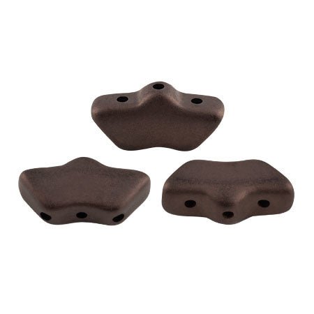 Delos® Par Puca® - Dark Bronze Mat - PerlineBeads