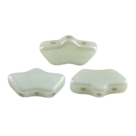 Delos® Par Puca® - Opaque Light Green Ceramic Look - PerlineBeads