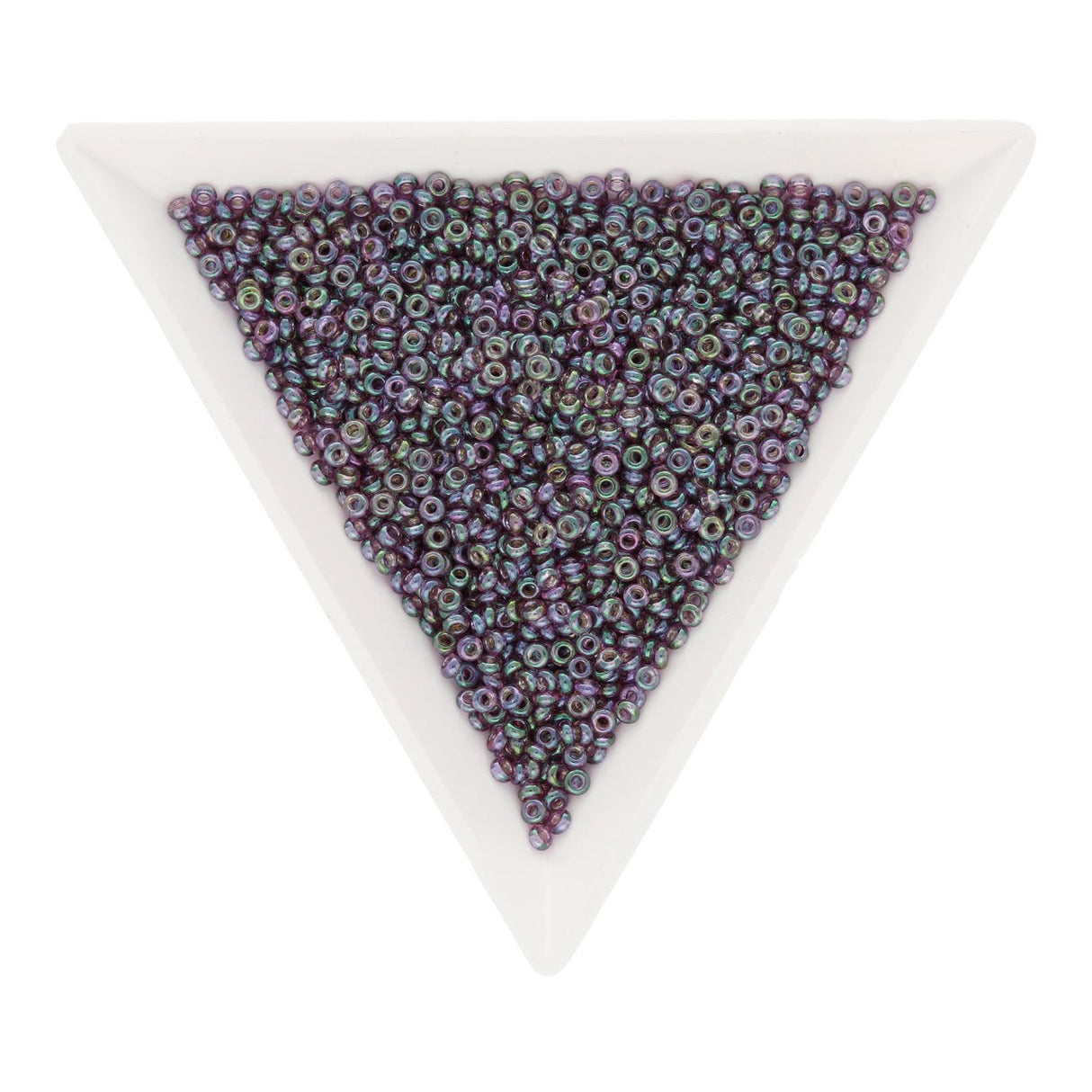 Demi-Round 11/0 – Gold-Lustered Hydrangea - PerlineBeads