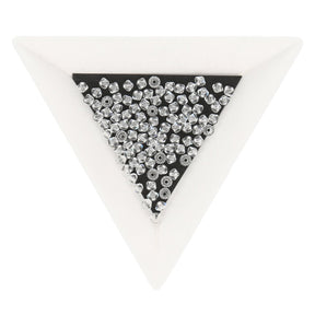 Doppelkegel 3 mm - Crystal - PerlineBeads