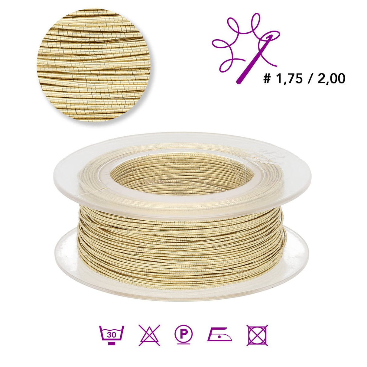 Dragon Metal Schmuckgarn - Gold (99002) - PerlineBeads