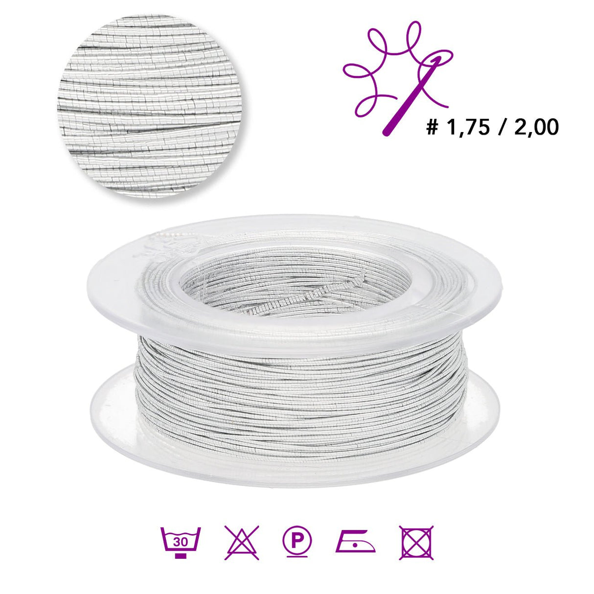 Dragon Metal Schmuckgarn - Silber (99001) - PerlineBeads