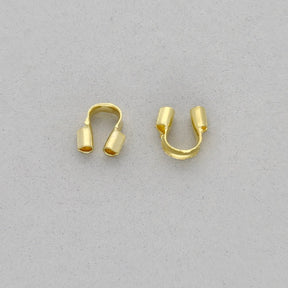 Drahtschutz (Wire guardian) aus Messing – Farbe Gold - PerlineBeads