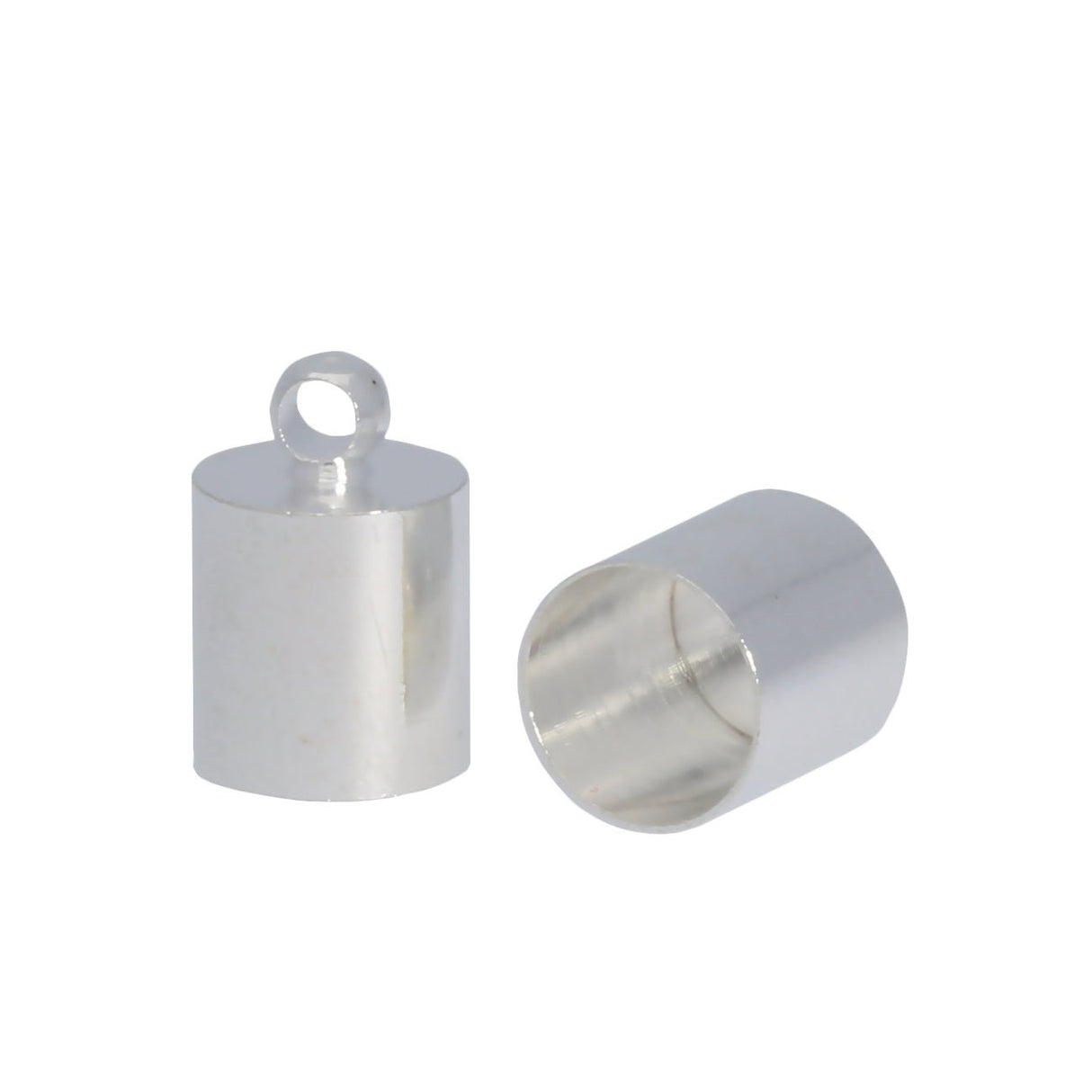 Endkappe-Kordelende 11x7 mm - Silber - PerlineBeads