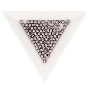 Fire polished 3 mm Glasperlen - Saturated Metallic Almost Mauve - PerlineBeads