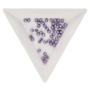 Fire polished 3 mm - Saturated Metallic Ballet Slipper - PerlineBeads