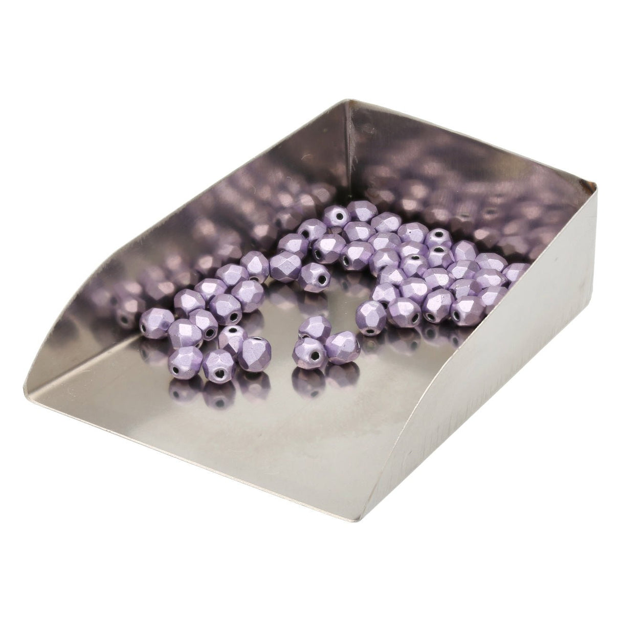 Fire polished 4 mm - Saturated Metallic Ballet Slipper - PerlineBeads