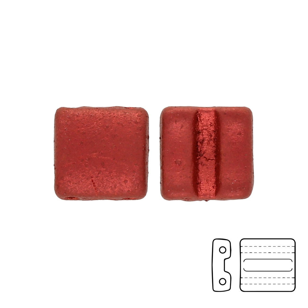 Fixer Beads horizontale Ausführung - Chalk Lava Red - PerlineBeads
