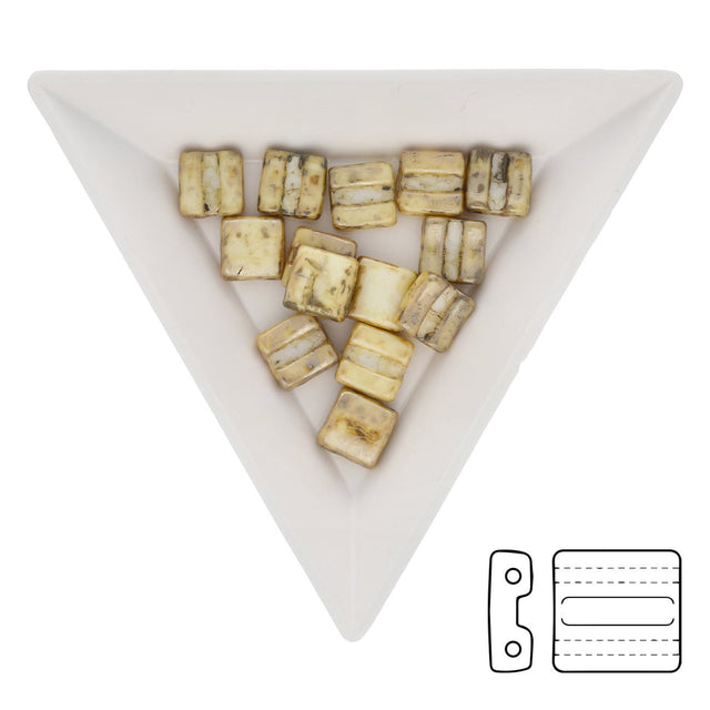 Fixer Beads horizontale Ausführung - Chalk Rembrandt - PerlineBeads