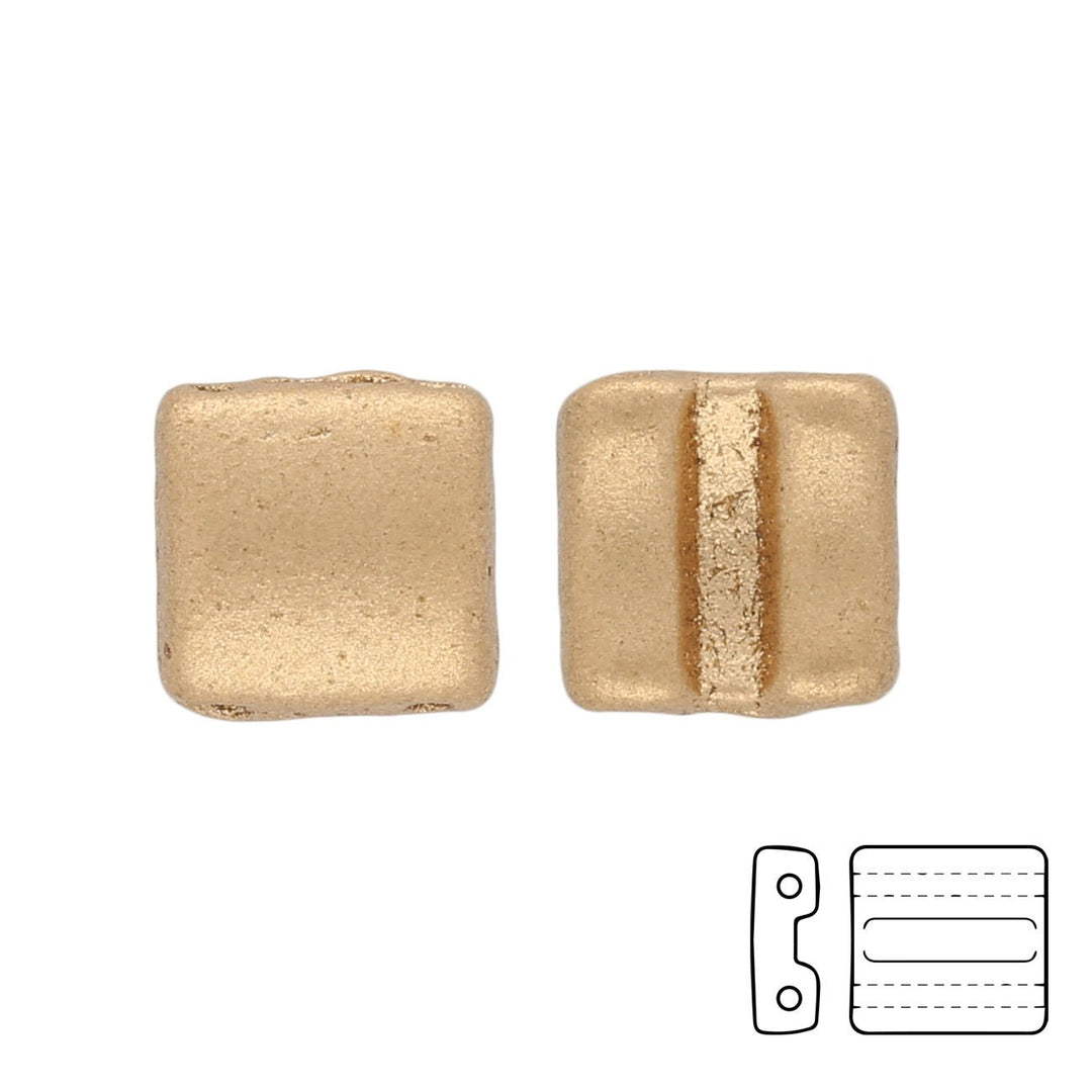 Fixer Beads horizontale Ausführung - Crystal Bronze Pale Gold - PerlineBeads