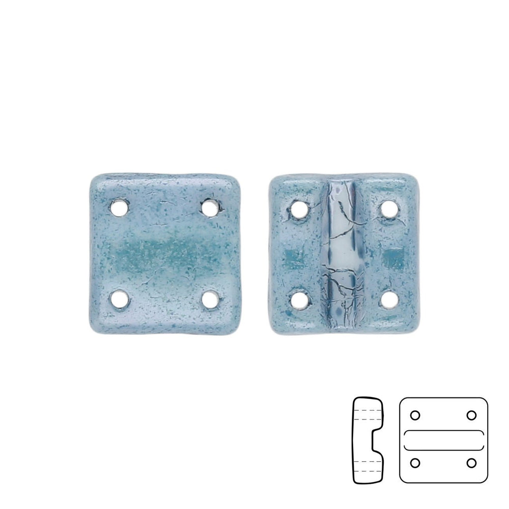 Fixer Beads vertikale Ausführung - Chalk Blue Luster - PerlineBeads