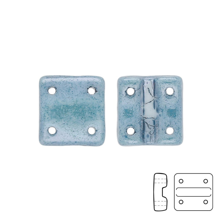 Fixer Beads vertikale Ausführung - Chalk Blue Luster - PerlineBeads
