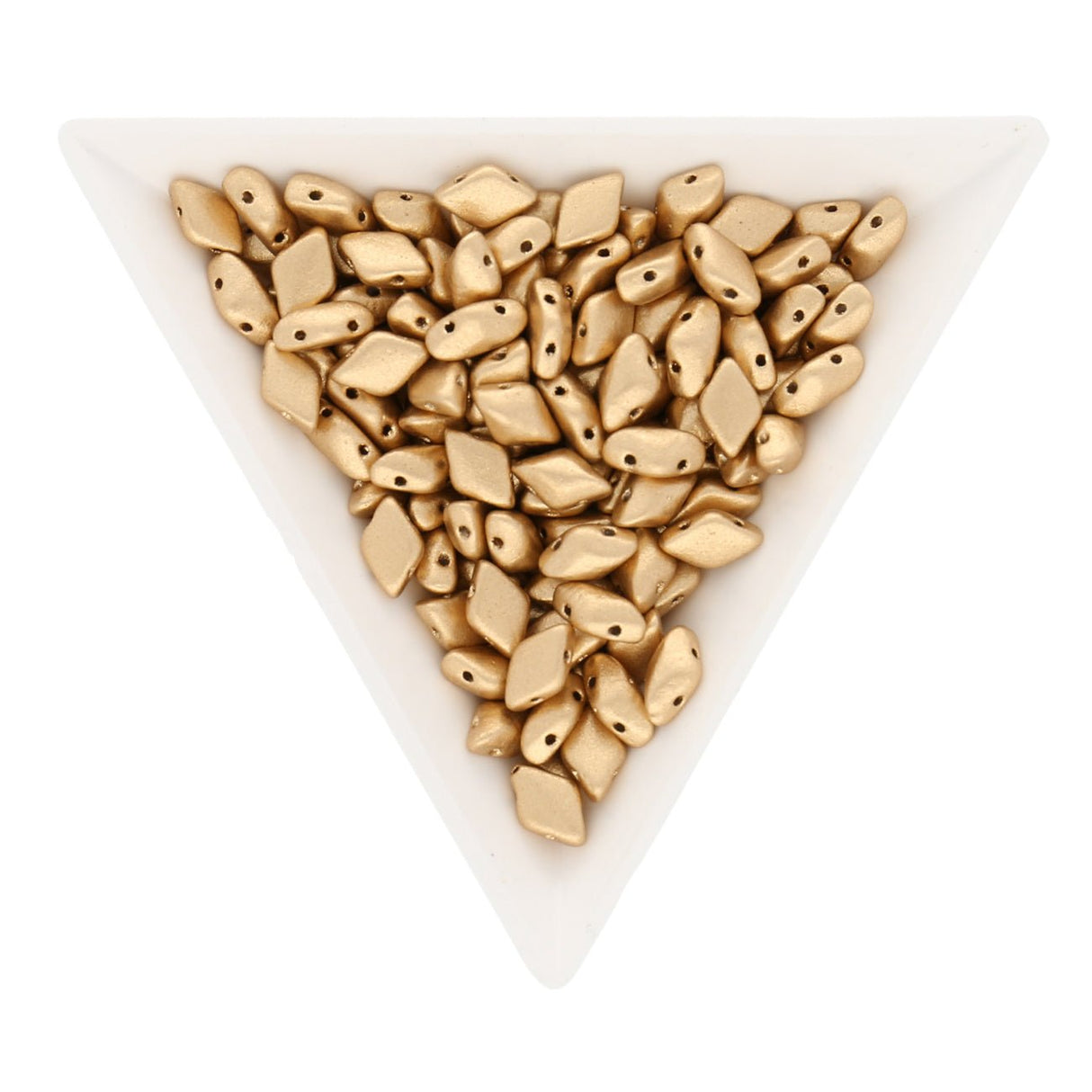 GemDuo - Pale Gold - PerlineBeads