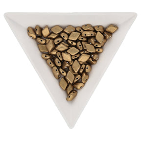 GemDuo - Saturated Metallic Ceylon Yellow - PerlineBeads