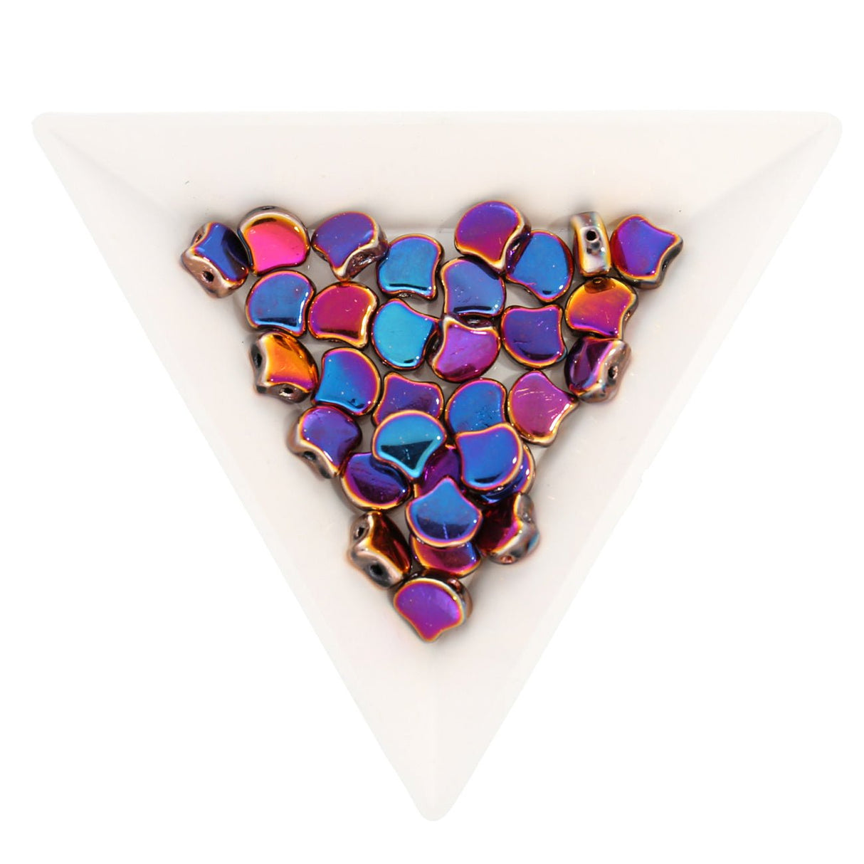 Ginko Leaf Bead - Jet Full Sliperit - PerlineBeads