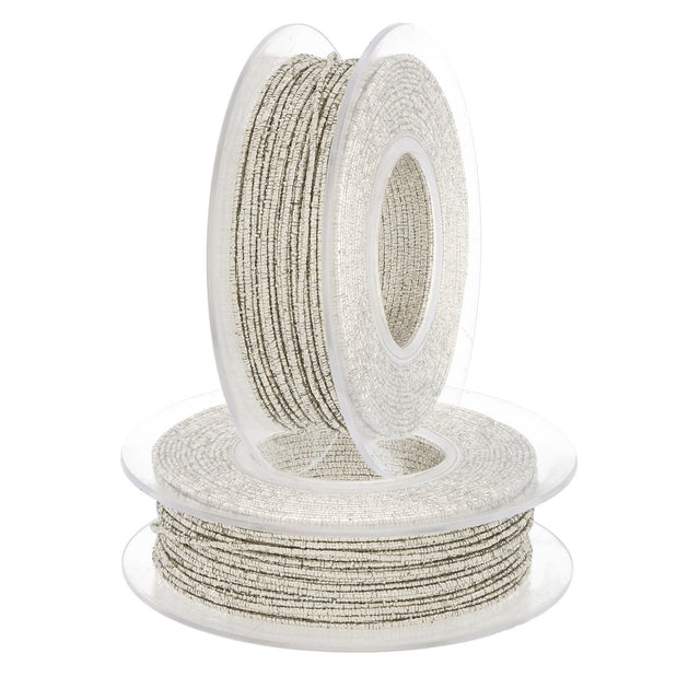 Giza elastico Schmuckgarn - Platin (99128) - PerlineBeads