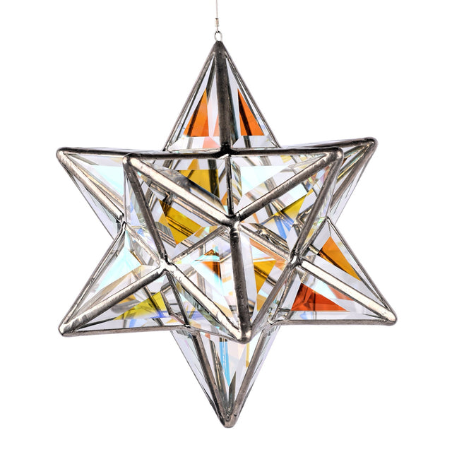 Glas-Skulptur Scorpius mit zweifarbigem klarem Glas - PerlineBeads