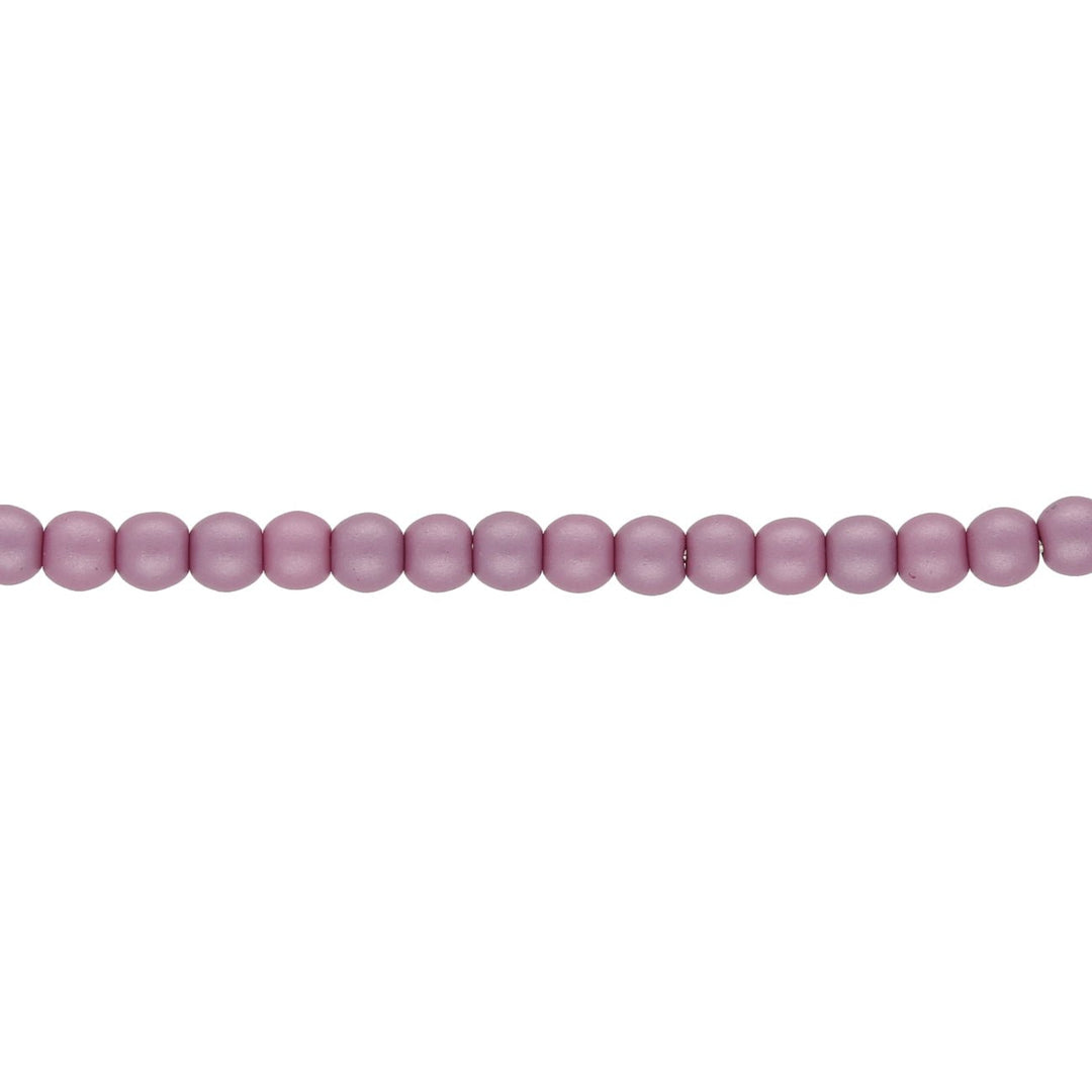 Glasperlen rund - 3 mm - Powdery Lavender - PerlineBeads