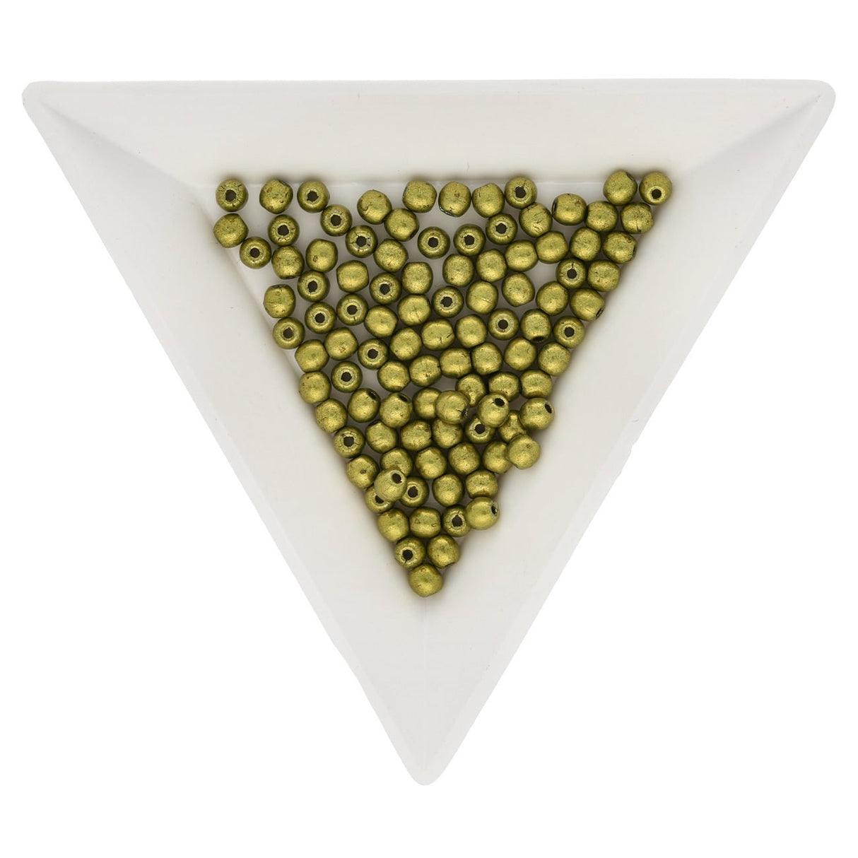 Glasperlen rund - 3 mm - Saturated Metallic Meadowlark - PerlineBeads