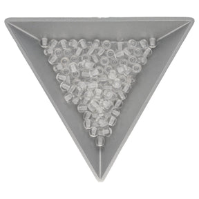Glasperlen rund - 4 mm - Crystal - PerlineBeads