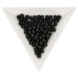 Glasperlen rund - 4 mm - Jet - PerlineBeads